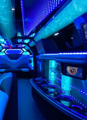 cup holders in a limo